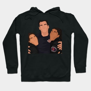 Andy Herrera, Travis Montgomery & Vic Hughes | Station 19 Hoodie